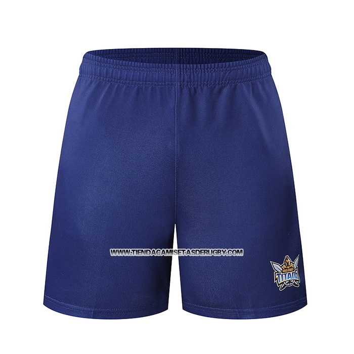 Pantalones Cortos Gold Coast Titans Rugby 2021 Azul